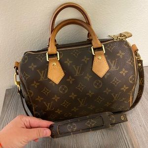 Louis Vuitton Speedy 25 Bandolier Made In France DU3163